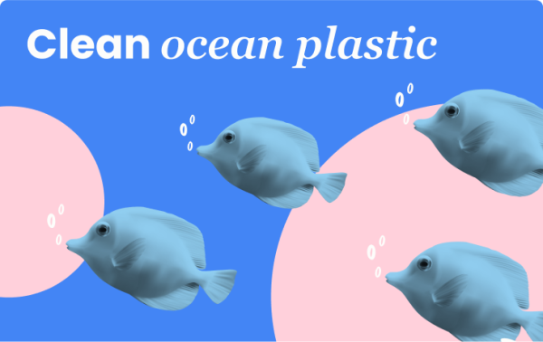 Clean ocean plastic